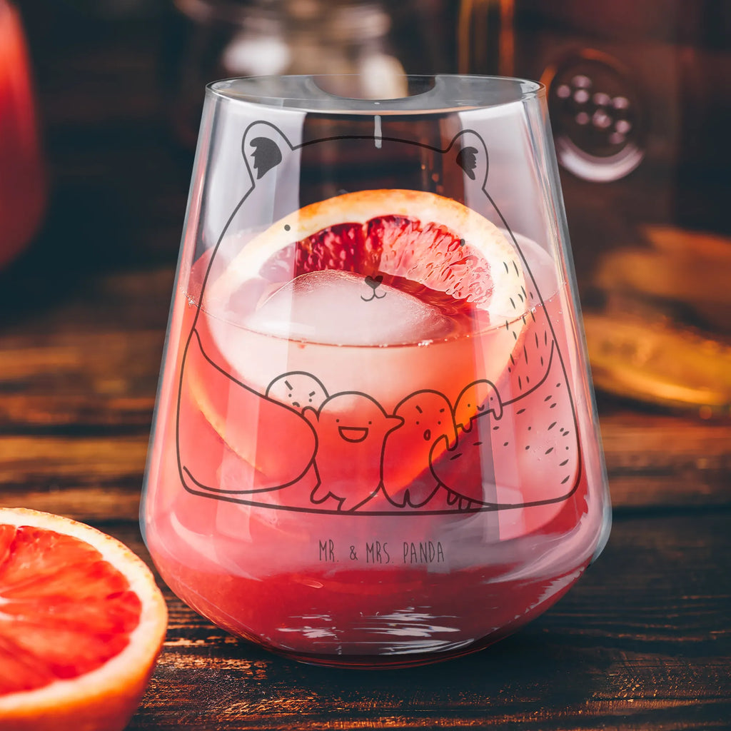 Cocktail Glas Bär Gefühl Cocktail Glas, Cocktailglas mit Gravur, Cocktail Glas mit Sprüchen, Cocktail Glas mit Wunschtext, Bär, Teddy, Teddybär, Wahnsinn, Verrückt, Durchgedreht