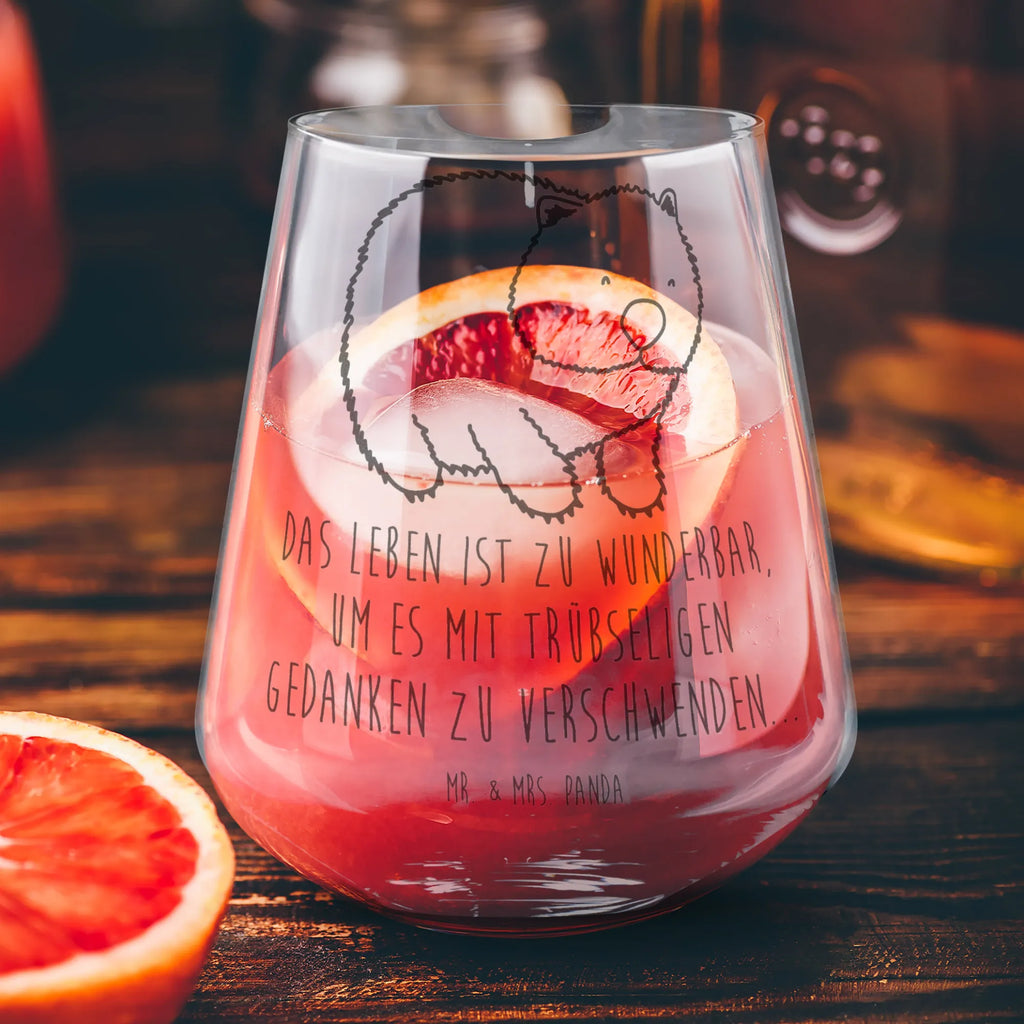 Cocktail Glas Wombat Cocktail Glas, Cocktailglas mit Gravur, Cocktail Glas mit Sprüchen, Cocktail Glas mit Wunschtext, Tiermotive, Gute Laune, lustige Sprüche, Tiere, Wombat, Das Leben ist schön, Motivation, Spruch, Australien