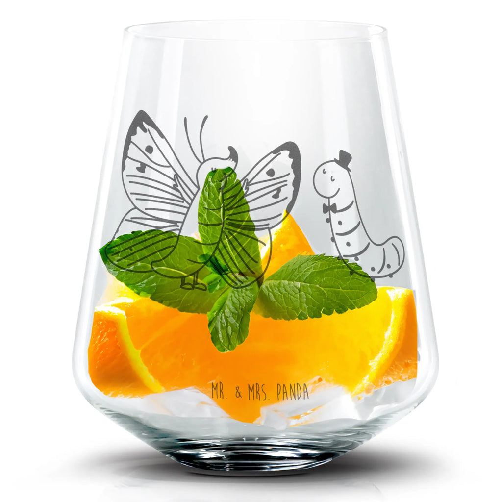 Cocktail Glas Raupe Schmetterling Cocktail Glas, Cocktailglas mit Gravur, Cocktail Glas mit Sprüchen, Cocktail Glas mit Wunschtext, Tiermotive, Gute Laune, lustige Sprüche, Tiere, Raupe, Schmetterling, Zitronenfalter, Entwicklung, Erwachsen werden, Kokon, Hut, Hütchen, Schönheit, Aufwachsen