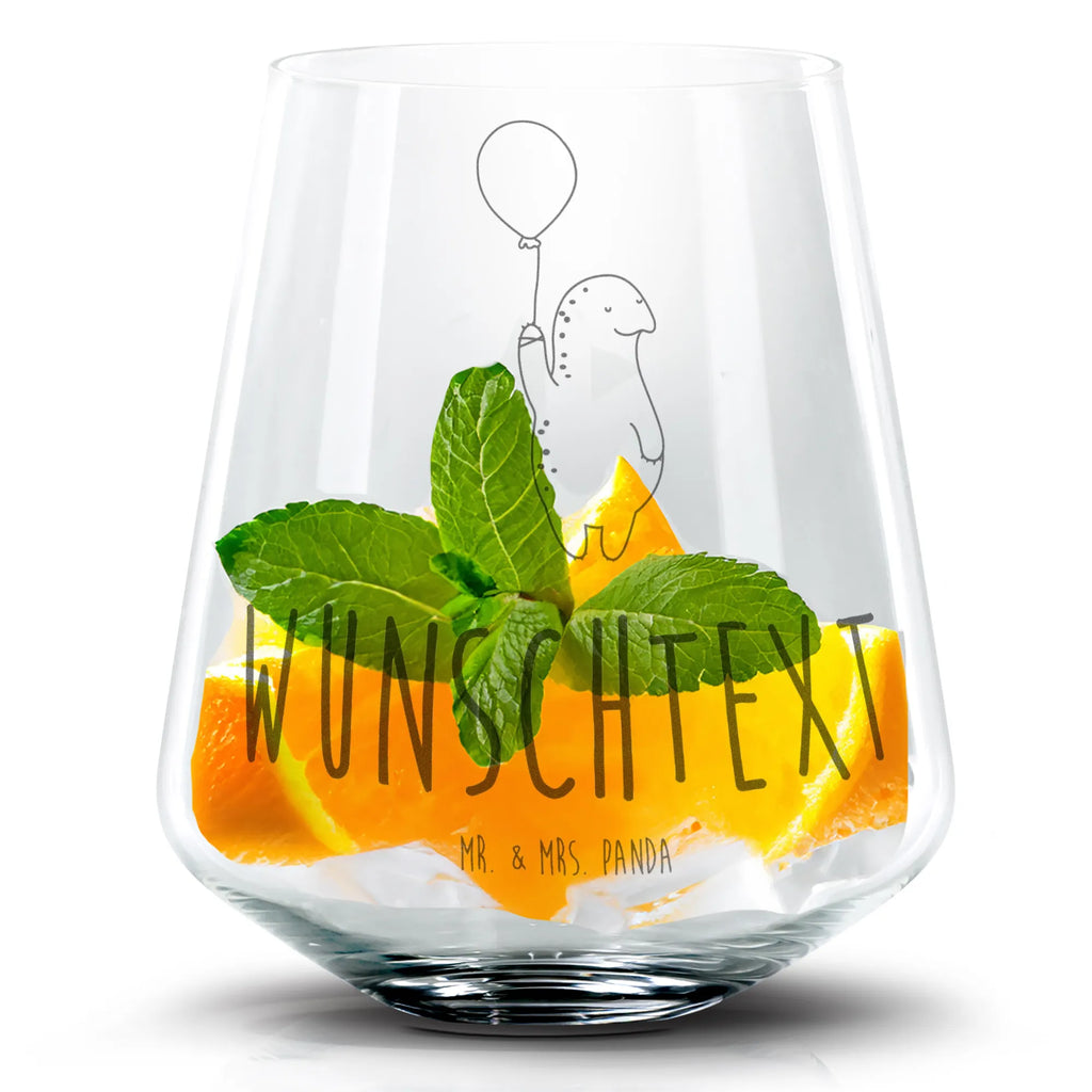 Personalisiertes Cocktail Glas Schildkröte Luftballon Cocktail Glas, Cocktailglas mit Gravur, Cocktail Glas mit Sprüchen, Cocktail Glas mit Wunschtext, Schildkröte, Schildkröten, Mutausbruch, Motivation, Motivationsspruch