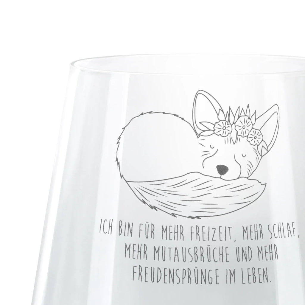 Personalisiertes Cocktail Glas Wüstenfuchs Blumen Cocktail Glas, Cocktailglas mit Gravur, Cocktail Glas mit Sprüchen, Cocktail Glas mit Wunschtext, Afrika, Wildtiere, Wüste, Wüstenfuchs, Blumen, Blumenkranz, Glücklich