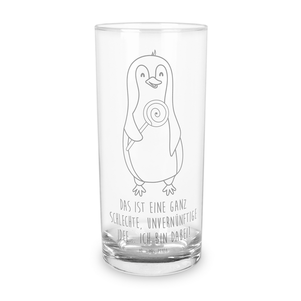 Wasserglas Pinguin Lolli Wasserglas, Glas, Trinkglas, Wasserglas mit Gravur, Glas mit Gravur, Trinkglas mit Gravur, Pinguin, Pinguine, Lolli, Süßigkeiten, Blödsinn, Spruch, Rebell, Gauner, Ganove, Rabauke