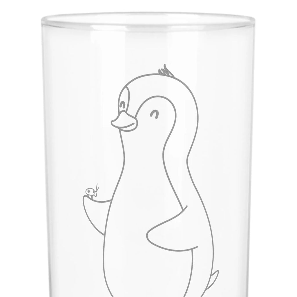 Wasserglas Pinguin Marienkäfer Wasserglas, Glas, Trinkglas, Wasserglas mit Gravur, Glas mit Gravur, Trinkglas mit Gravur, Pinguin, Pinguine, Marienkäfer, Liebe, Wunder, Glück, Freude, Lebensfreude