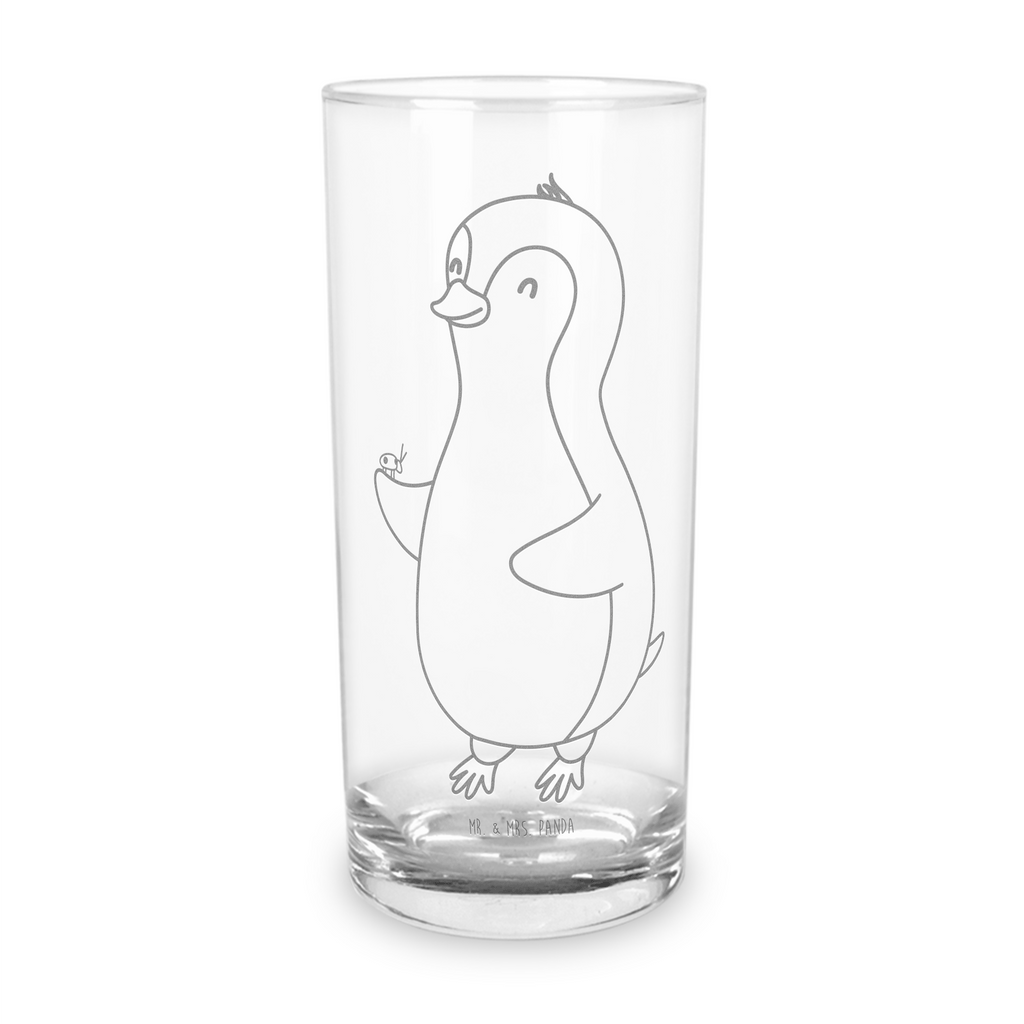 Wasserglas Pinguin Marienkäfer Wasserglas, Glas, Trinkglas, Wasserglas mit Gravur, Glas mit Gravur, Trinkglas mit Gravur, Pinguin, Pinguine, Marienkäfer, Liebe, Wunder, Glück, Freude, Lebensfreude