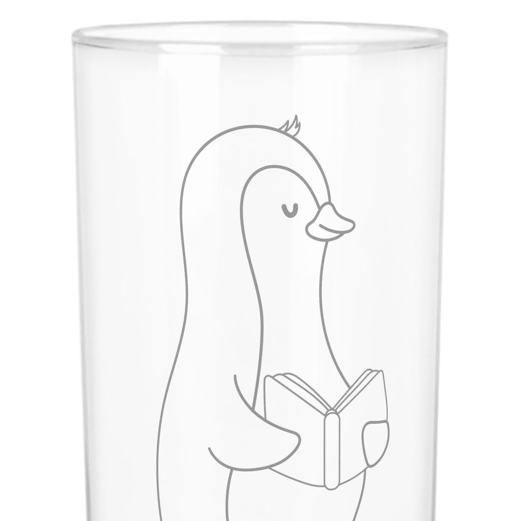 Wasserglas Pinguin Buch Wasserglas, Glas, Trinkglas, Wasserglas mit Gravur, Glas mit Gravur, Trinkglas mit Gravur, Pinguin, Pinguine, Buch, Lesen, Bücherwurm, Nichtstun, Faulenzen, Ferien, Urlaub, Freizeit