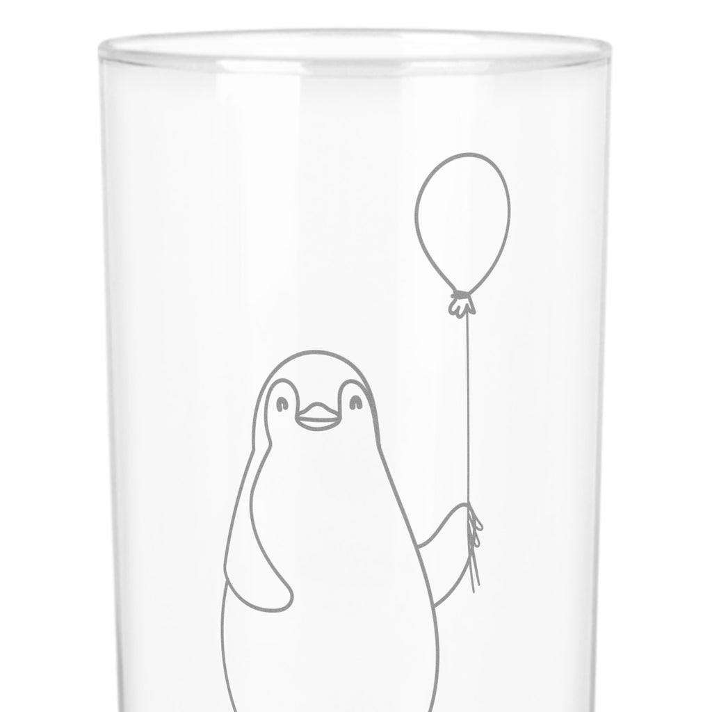 Wasserglas Pinguin Luftballon Wasserglas, Glas, Trinkglas, Wasserglas mit Gravur, Glas mit Gravur, Trinkglas mit Gravur, Pinguin, Pinguine, Luftballon, Tagträume, Lebenslust, Geschenk Freundin, Geschenkidee, beste Freundin, Motivation, Neustart, neues Leben, Liebe, Glück