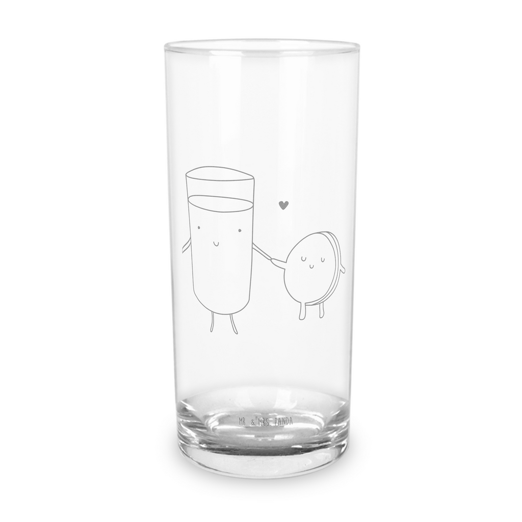 Wasserglas Milch & Keks Wasserglas, Glas, Trinkglas, Wasserglas mit Gravur, Glas mit Gravur, Trinkglas mit Gravur, Tiermotive, Gute Laune, lustige Sprüche, Tiere, Milk, Cookie, Milch, Keks, Kekse, Kaffee, Einladung Frühstück, Motiv süß, romantisch, perfektes Paar