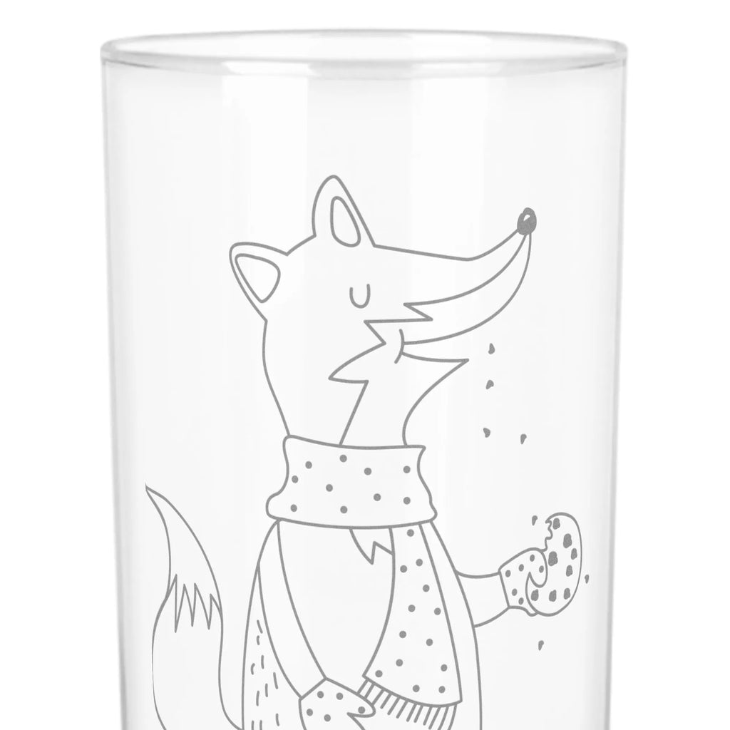 Wasserglas Fuchs Keks Wasserglas, Glas, Trinkglas, Wasserglas mit Gravur, Glas mit Gravur, Trinkglas mit Gravur, Fuchs, Füchse, Backen Spruch, Kekse, Winter, Weihnachtszeit, Plätzchen, Liebe, Küche Deko