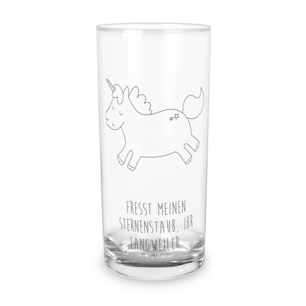 Wasserglas Einhorn Happy Wasserglas, Glas, Trinkglas, Wasserglas mit Gravur, Glas mit Gravur, Trinkglas mit Gravur, Einhorn, Einhörner, Einhorn Deko, Pegasus, Unicorn, glücklich, fröhlich, Spaß, Freude, Lebensfreude, witzig, spannend, Lächeln, Lachen