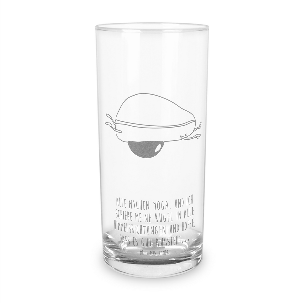 Wasserglas Avocado Yoga Wasserglas, Glas, Trinkglas, Wasserglas mit Gravur, Glas mit Gravur, Trinkglas mit Gravur, Avocado, Veggie, Vegan, Gesund, Avocado Yoga Vegan