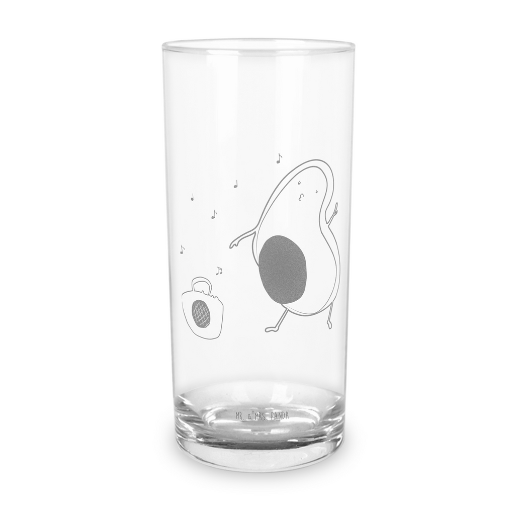 Wasserglas Avocado tanzt Wasserglas, Glas, Trinkglas, Wasserglas mit Gravur, Glas mit Gravur, Trinkglas mit Gravur, Avocado, Veggie, Vegan, Gesund