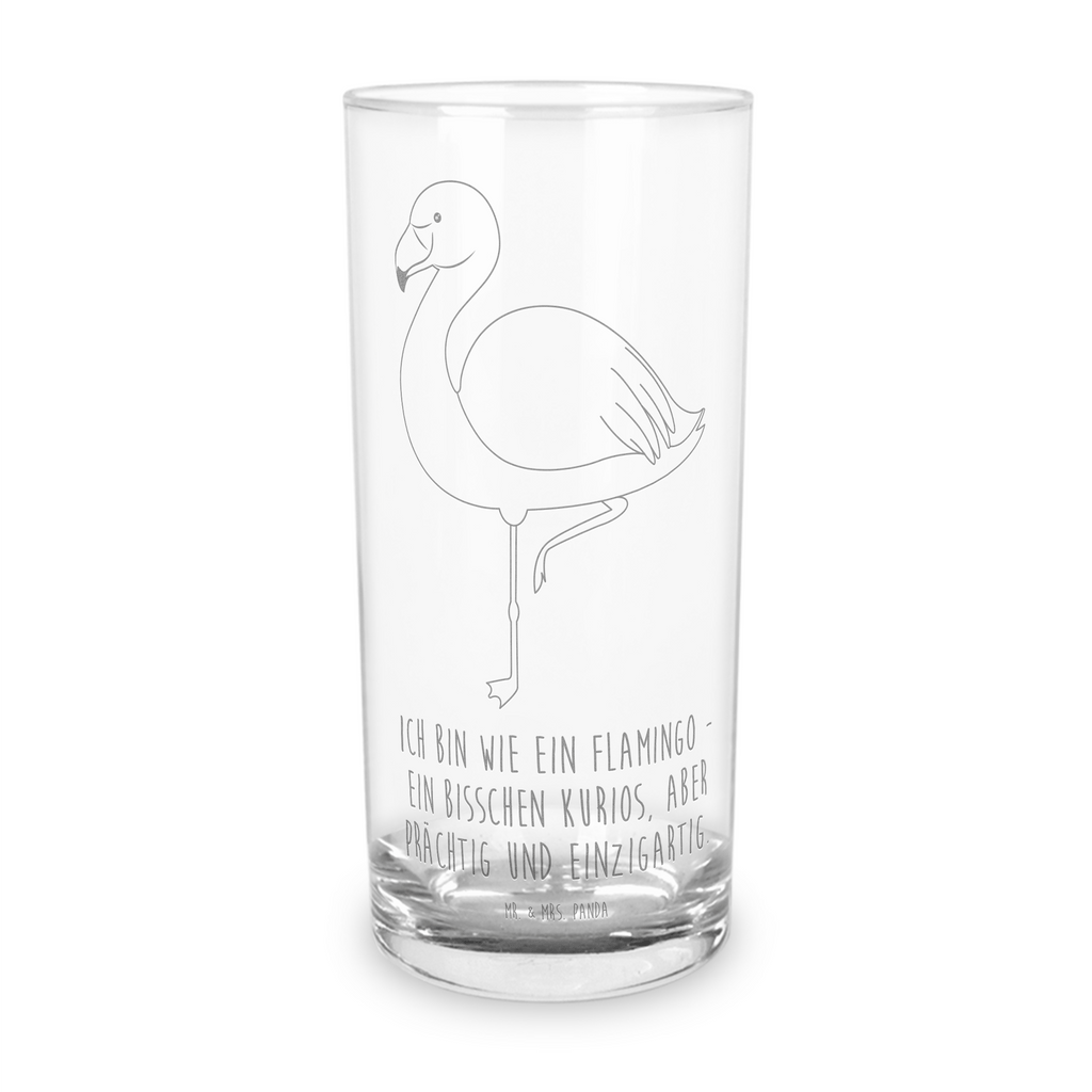 Wasserglas Flamingo classic Wasserglas, Glas, Trinkglas, Wasserglas mit Gravur, Glas mit Gravur, Trinkglas mit Gravur, Flamingo, Einzigartig, Selbstliebe, Stolz, ich, für mich, Spruch, Freundin, Freundinnen, Außenseiter, Sohn, Tochter, Geschwister