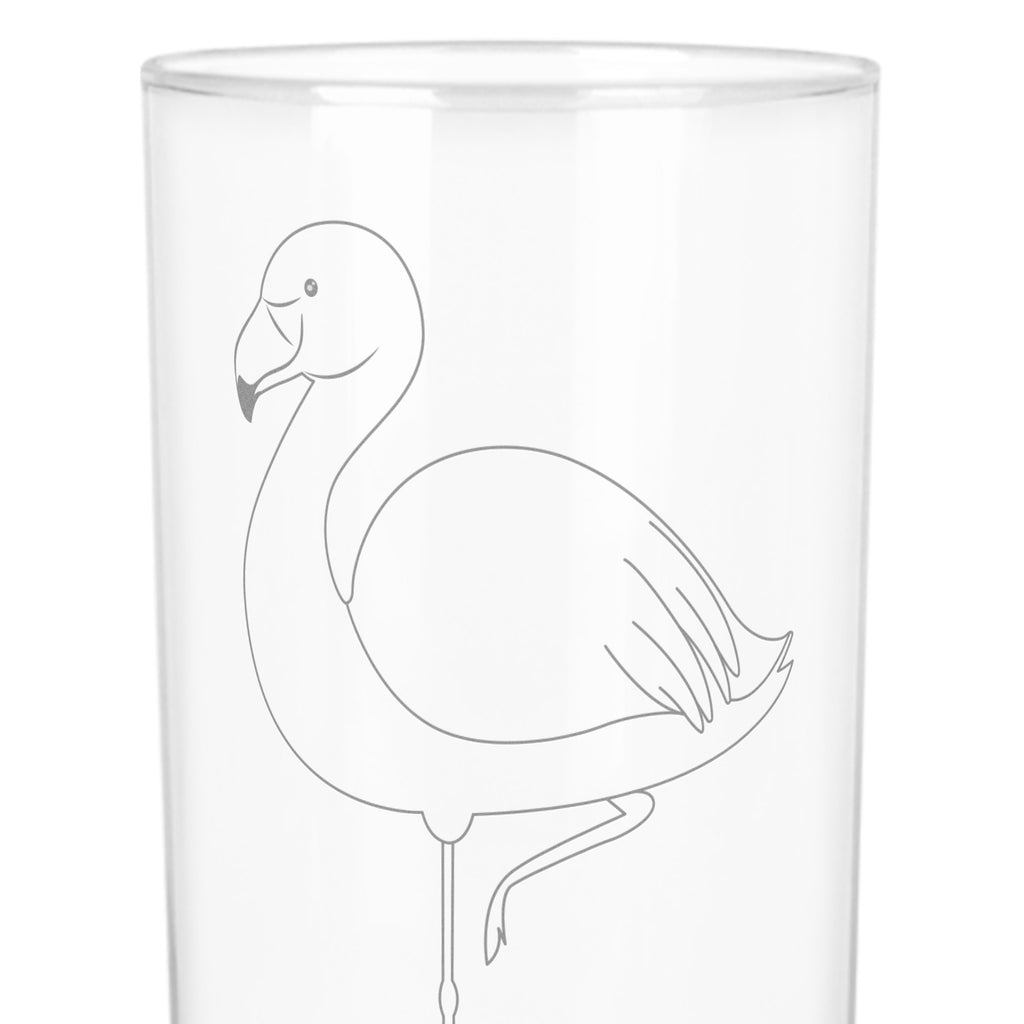 Wasserglas Flamingo classic Wasserglas, Glas, Trinkglas, Wasserglas mit Gravur, Glas mit Gravur, Trinkglas mit Gravur, Flamingo, Einzigartig, Selbstliebe, Stolz, ich, für mich, Spruch, Freundin, Freundinnen, Außenseiter, Sohn, Tochter, Geschwister