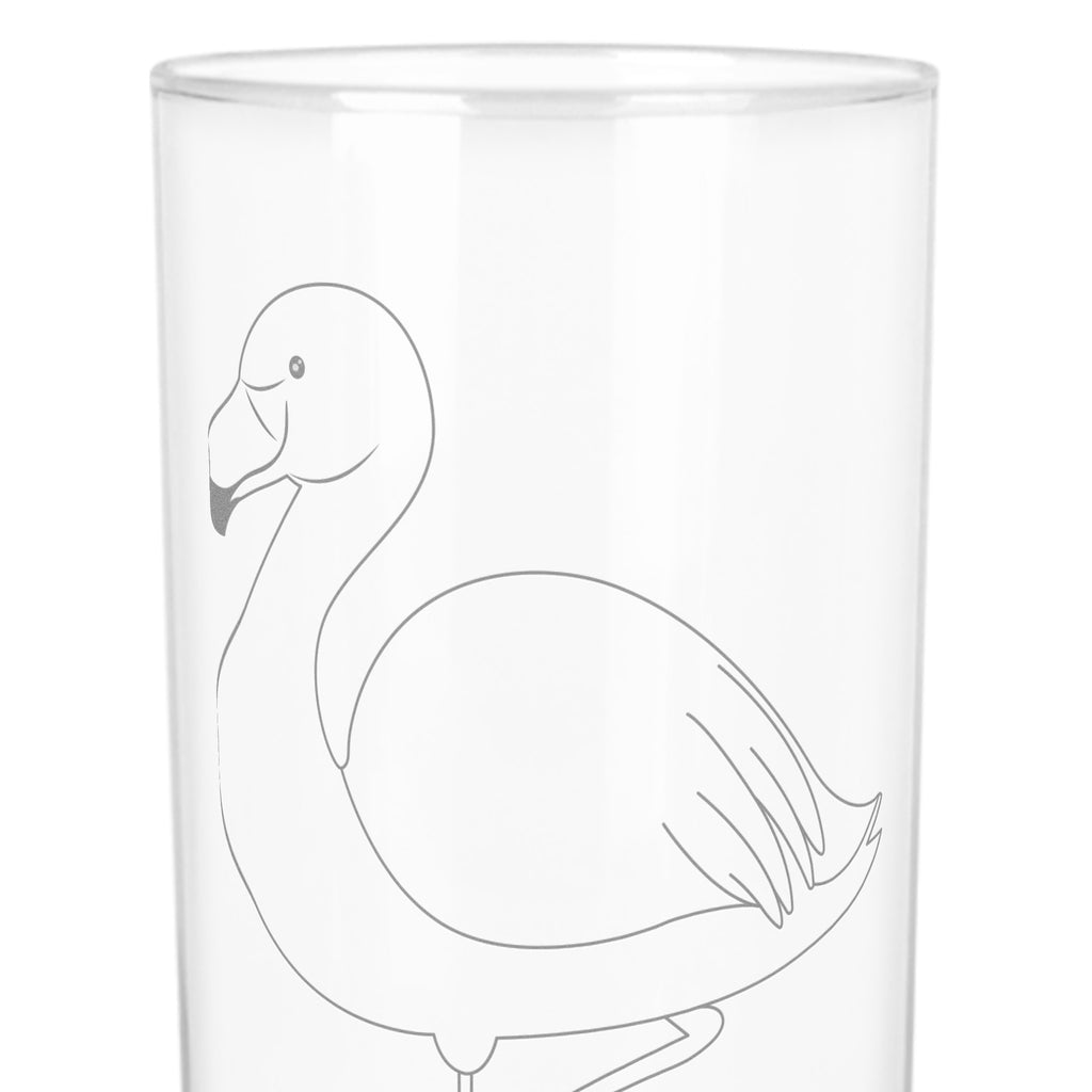 Wasserglas Flamingo classic Wasserglas, Glas, Trinkglas, Wasserglas mit Gravur, Glas mit Gravur, Trinkglas mit Gravur, Flamingo, Einzigartig, Selbstliebe, Stolz, ich, für mich, Spruch, Freundin, Freundinnen, Außenseiter, Sohn, Tochter, Geschwister