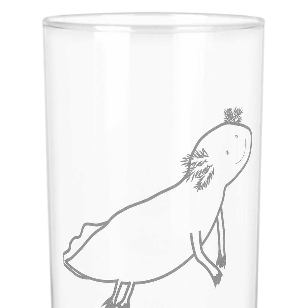 Wasserglas Axolotl schwimmt Wasserglas, Glas, Trinkglas, Wasserglas mit Gravur, Glas mit Gravur, Trinkglas mit Gravur, Axolotl, Molch, Axolot, Schwanzlurch, Lurch, Lurche, Problem, Probleme, Lösungen, Motivation