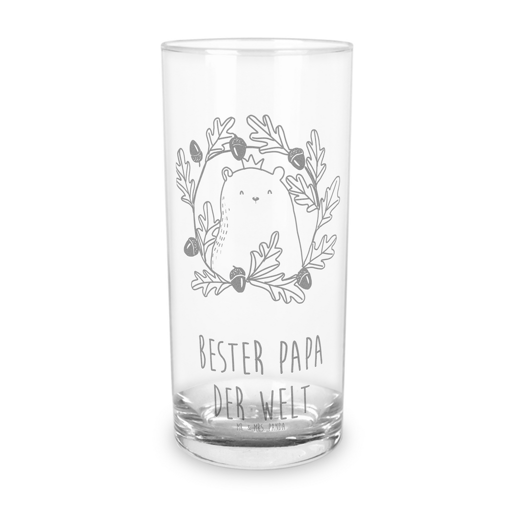 Wasserglas Bär König Wasserglas, Glas, Trinkglas, Wasserglas mit Gravur, Glas mit Gravur, Trinkglas mit Gravur, Bär, Teddy, Teddybär, Papa, Papa Bär, bester Vater, bester Papa, weltbester Papa, Vatertag, Vater, Dad, Daddy, Papi