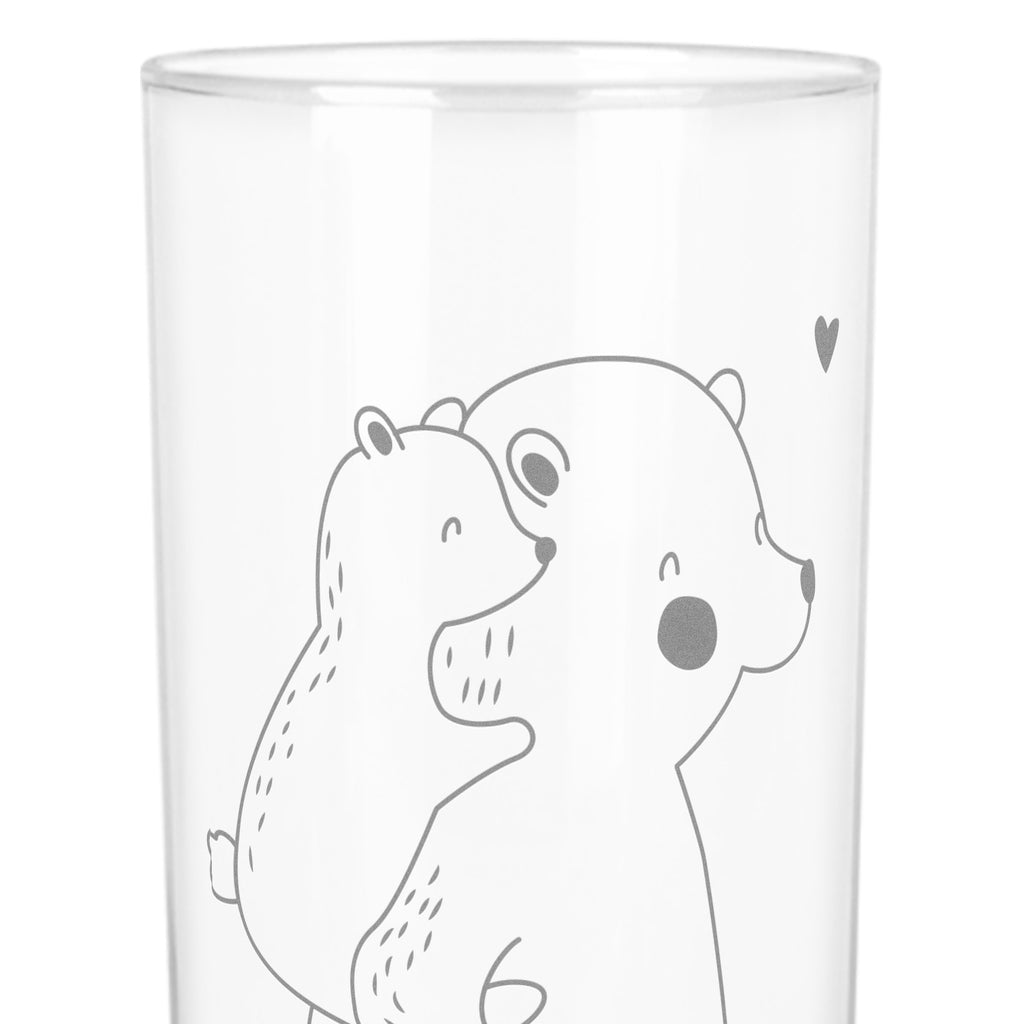 Wasserglas Papa Bär Wasserglas, Glas, Trinkglas, Wasserglas mit Gravur, Glas mit Gravur, Trinkglas mit Gravur, Familie, Vatertag, Muttertag, Bruder, Schwester, Mama, Papa, Oma, Opa, Geschenk, Vater, Papi, Vati, Onkel, Geburtstag