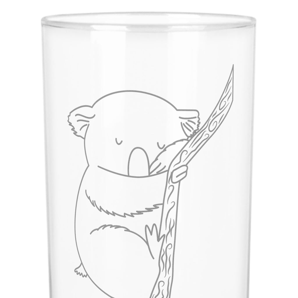 Wasserglas Koalabär Wasserglas, Glas, Trinkglas, Wasserglas mit Gravur, Glas mit Gravur, Trinkglas mit Gravur, Tiermotive, Gute Laune, lustige Sprüche, Tiere, Koala, träumen, Traum, schlafen, Schlafzimmer, Traumland, Bär, Koalabär