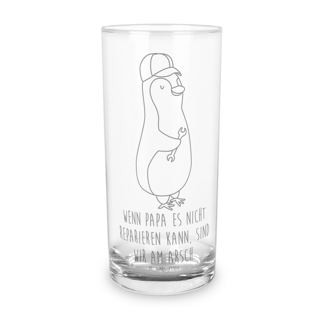 Wasserglas Wenn Papa es nicht reparieren kann, sind wir am Arsch Wasserglas, Glas, Trinkglas, Wasserglas mit Gravur, Glas mit Gravur, Trinkglas mit Gravur, Familie, Vatertag, Muttertag, Bruder, Schwester, Mama, Papa, Oma, Opa, Vater, Geschenk Papa, Bester Papa der Welt