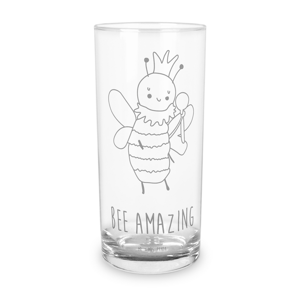 Wasserglas Biene König Wasserglas, Glas, Trinkglas, Wasserglas mit Gravur, Glas mit Gravur, Trinkglas mit Gravur, Biene, Wespe, Hummel