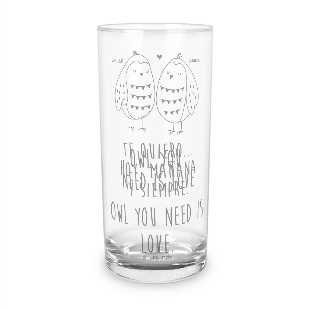 Wasserglas Eule Liebe Wasserglas, Glas, Trinkglas, Wasserglas mit Gravur, Glas mit Gravur, Trinkglas mit Gravur, Eule, Eule Deko, Liebe, Hochzeit Spruch, Owl, All you need is love, Liebe Spruch, Freundin Geschenk, Freund, Wortspiel lustig