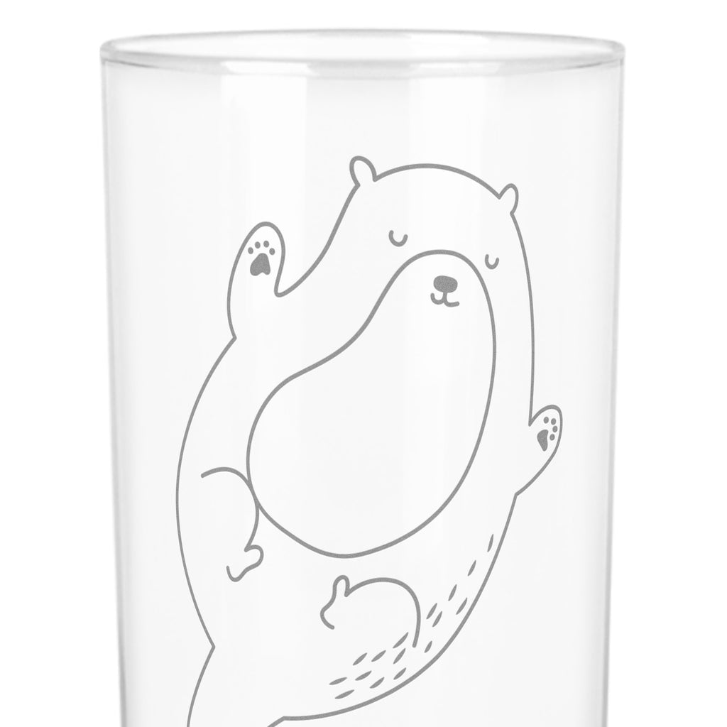 Wasserglas Otter Umarmen Wasserglas, Glas, Trinkglas, Wasserglas mit Gravur, Glas mit Gravur, Trinkglas mit Gravur, Otter, Fischotter, Seeotter, Otter Seeotter See Otter