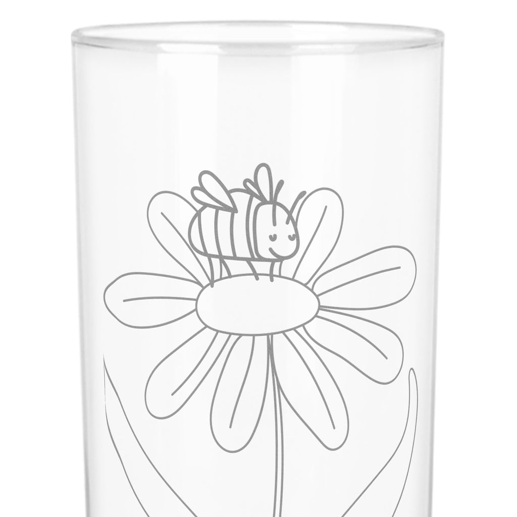 Wasserglas Hummel Blume Wasserglas, Glas, Trinkglas, Wasserglas mit Gravur, Glas mit Gravur, Trinkglas mit Gravur, Tiermotive, Gute Laune, lustige Sprüche, Tiere, Hummel, Blume, Wespe, Flauschig, Natur, Feld, Hummeln, Biene