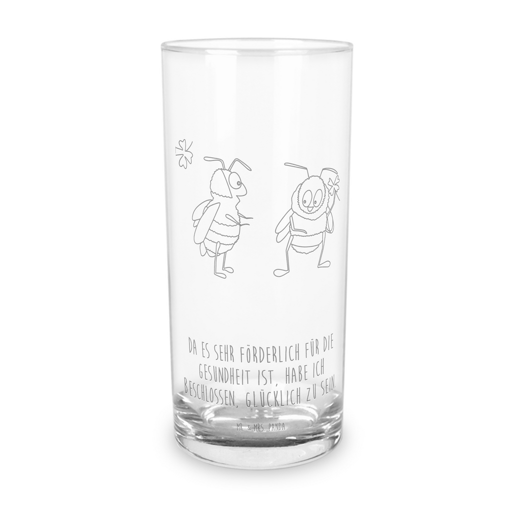 Wasserglas Hummeln mit Kleeblatt Wasserglas, Glas, Trinkglas, Wasserglas mit Gravur, Glas mit Gravur, Trinkglas mit Gravur, Tiermotive, Gute Laune, lustige Sprüche, Tiere, Hummel, Biene, Spruch positiv, Biene Deko, Spruch schön, glücklich sein, glücklich werden, Spruch fröhlich