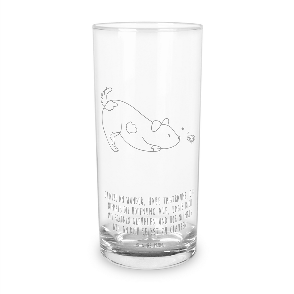 Wasserglas Hund Marienkäfer Wasserglas, Glas, Trinkglas, Wasserglas mit Gravur, Glas mit Gravur, Trinkglas mit Gravur, Hund, Hundemotiv, Haustier, Hunderasse, Tierliebhaber, Hundebesitzer, Sprüche, Hunde, Hundespruch, Marienkäfer, Mischling, Mischlinghund