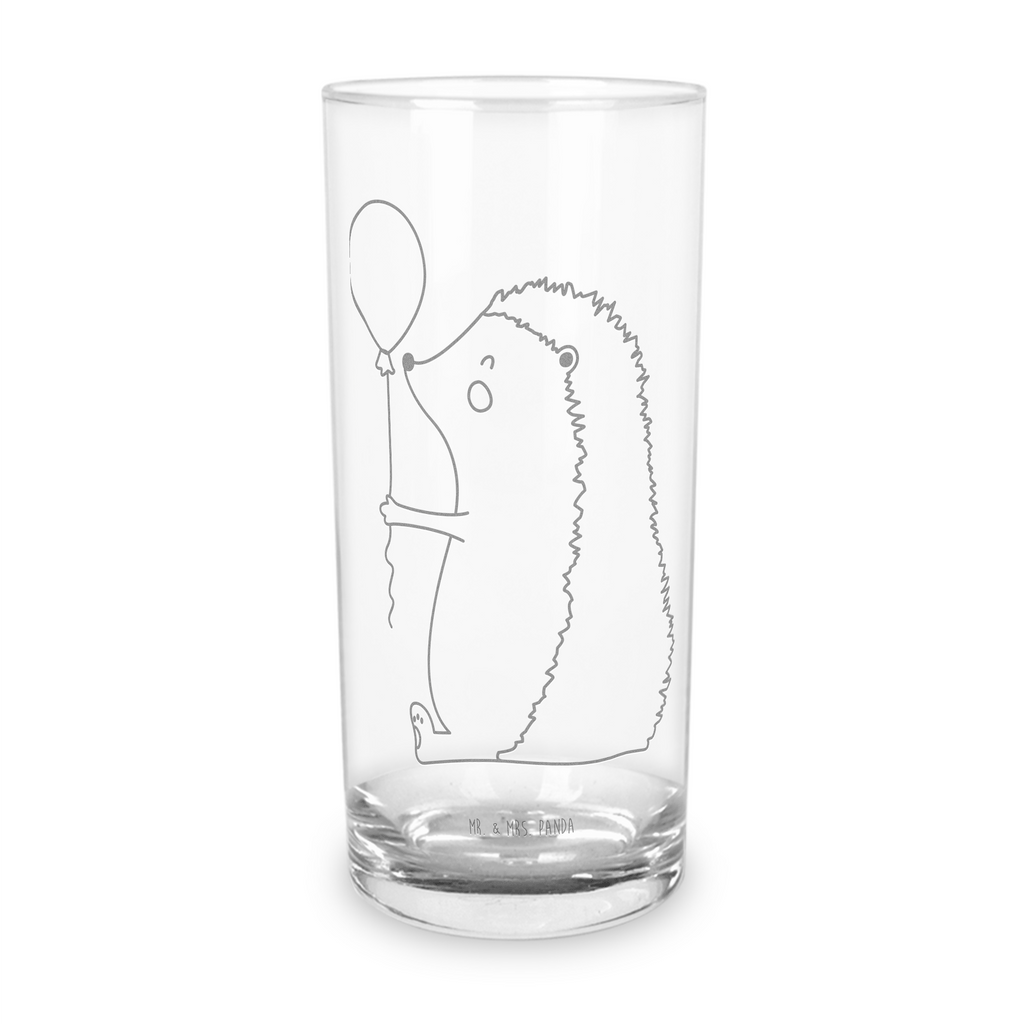 Wasserglas Igel mit Luftballon Wasserglas, Glas, Trinkglas, Wasserglas mit Gravur, Glas mit Gravur, Trinkglas mit Gravur, Tiermotive, Gute Laune, lustige Sprüche, Tiere, Igel, Geburtstag, Herzlichen Glückwunsch, Glückwunsch, Geburtstagskind, Ballon, Happy Birthday