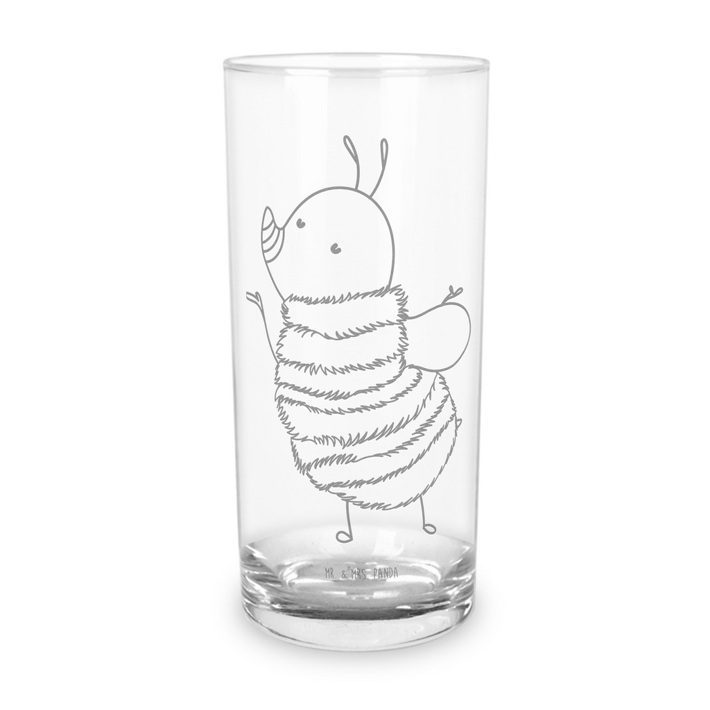 Wasserglas Hummel flauschig Wasserglas, Glas, Trinkglas, Wasserglas mit Gravur, Glas mit Gravur, Trinkglas mit Gravur, Tiermotive, Gute Laune, lustige Sprüche, Tiere, Hummel, Flauschig, Biene, Blume, Natur