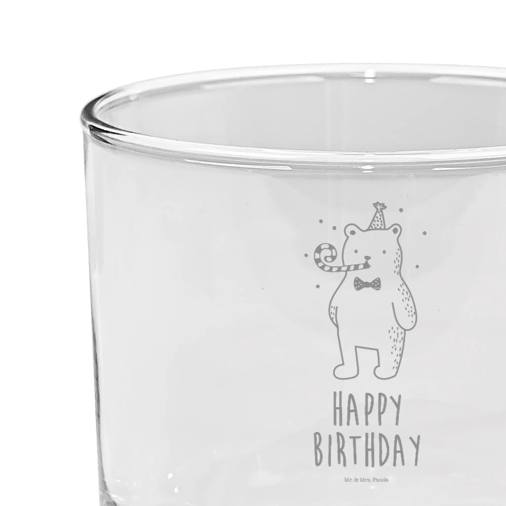 Personalisiertes Gin Glas Birthday Bär Personalisiertes Ginglas, Personalisiertes Gin Glas, Personalisiertes Gin Glas mit Gravur, Personalisiertes Gin Glas mit Spruch, Personalisiertes Gin Glas mit Sprüchen, Ginglas mit Wunschtext, Bär, Teddy, Teddybär, Happy Birthday, Alles Gute, Glückwunsch, Geburtstag