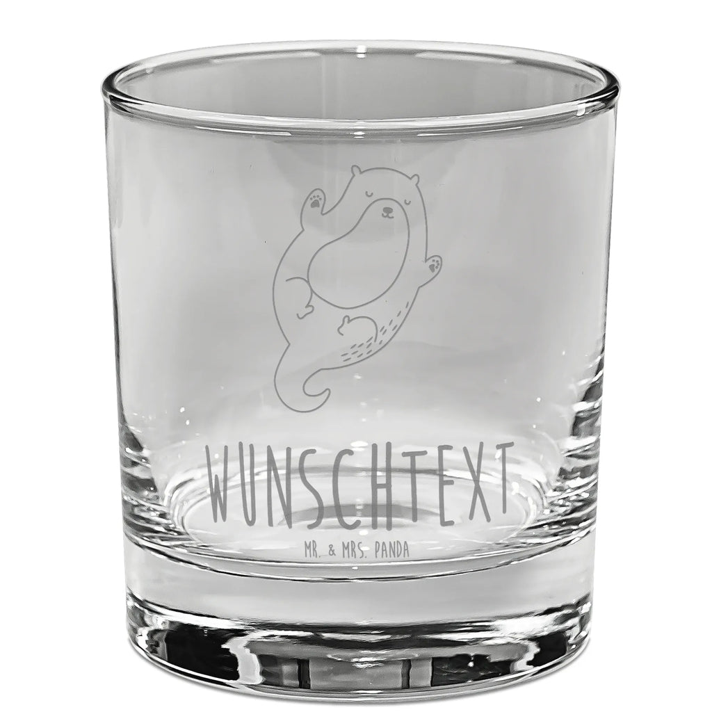 Personalisiertes Gin Glas Otter Umarmen Personalisiertes Ginglas, Personalisiertes Gin Glas, Personalisiertes Gin Glas mit Gravur, Personalisiertes Gin Glas mit Spruch, Personalisiertes Gin Glas mit Sprüchen, Ginglas mit Wunschtext, Otter, Fischotter, Seeotter, Otter Seeotter See Otter