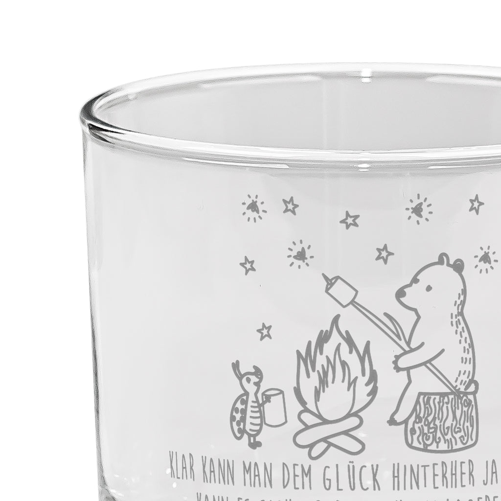 Ginglas Bär & Marienkäfer Lagerfeuer Ginglas, Gin Glas, Gin Glas mit Gravur, Ginglas mit Spruch, Gin Glas mit Sprüchen, Bär, Teddy, Teddybär, Lagerfeuer