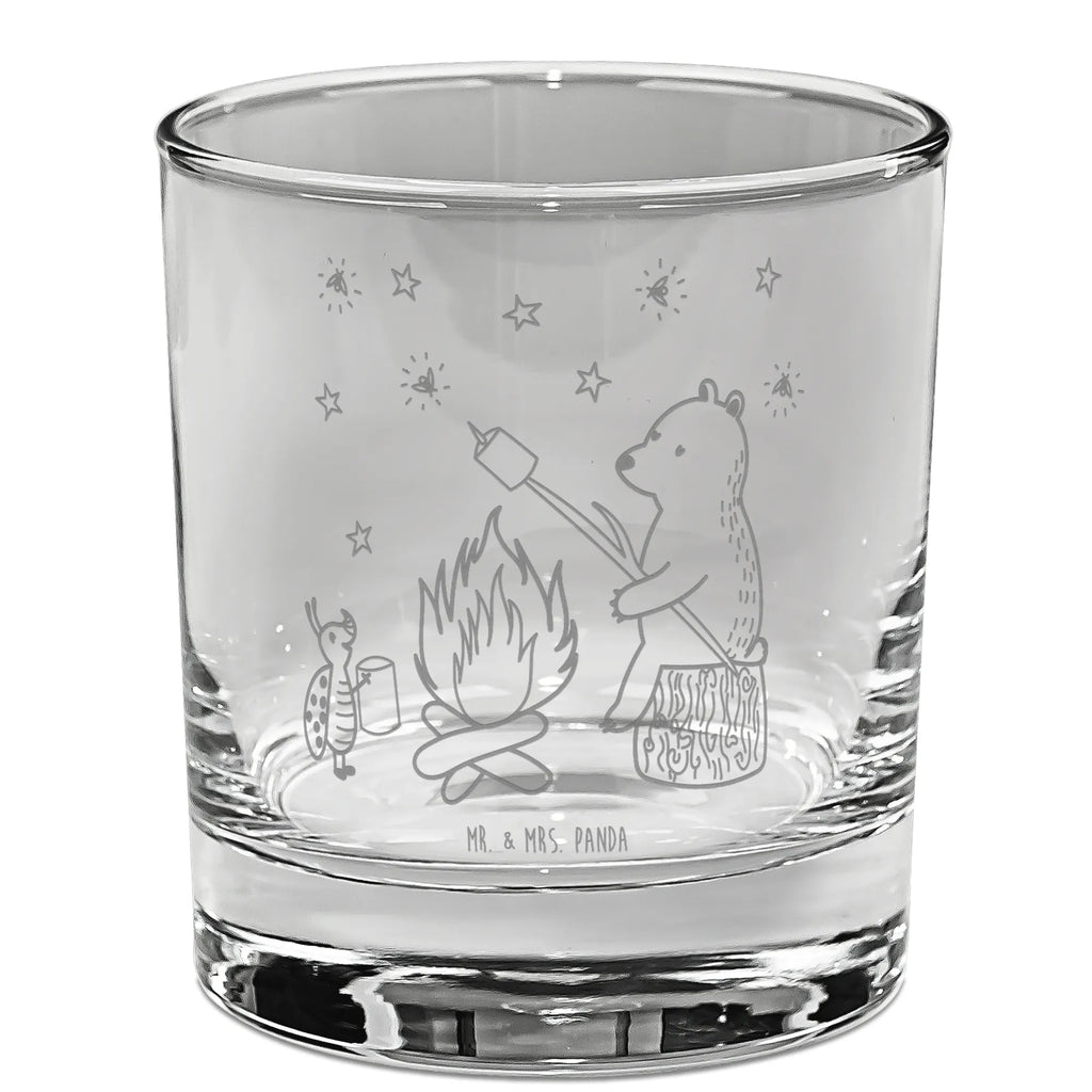 Ginglas Bär & Marienkäfer Lagerfeuer Ginglas, Gin Glas, Gin Glas mit Gravur, Ginglas mit Spruch, Gin Glas mit Sprüchen, Bär, Teddy, Teddybär, Lagerfeuer