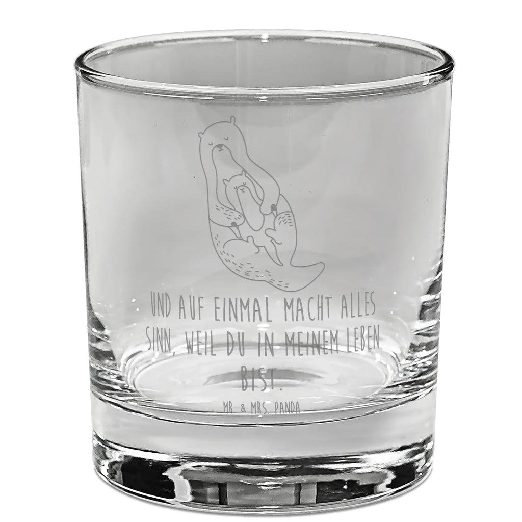 Ginglas Otter mit Kind Ginglas, Gin Glas, Gin Glas mit Gravur, Ginglas mit Spruch, Gin Glas mit Sprüchen, Otter, Fischotter, Seeotter, Otter Seeotter See Otter