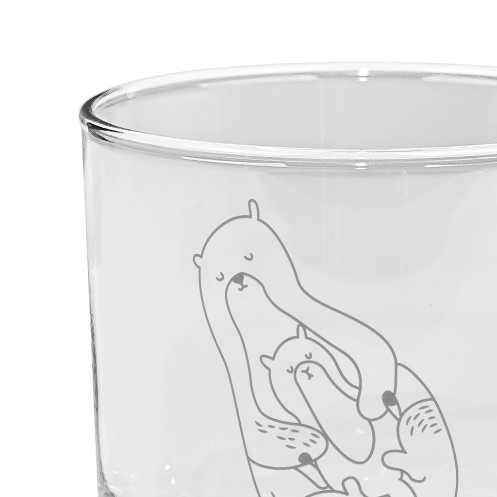 Ginglas Otter mit Kind Ginglas, Gin Glas, Gin Glas mit Gravur, Ginglas mit Spruch, Gin Glas mit Sprüchen, Otter, Fischotter, Seeotter, Otter Seeotter See Otter