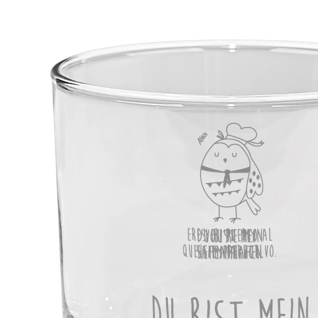 Ginglas Eule Matrosen Ginglas, Gin Glas, Gin Glas mit Gravur, Ginglas mit Spruch, Gin Glas mit Sprüchen, Eule, Eule Spruch, Eule Deko, Owl, Wortspiel lustig, Matrose, Freundin, Ehe, Seefahrer, Heimathafen, Hochzeitstag Geschenk