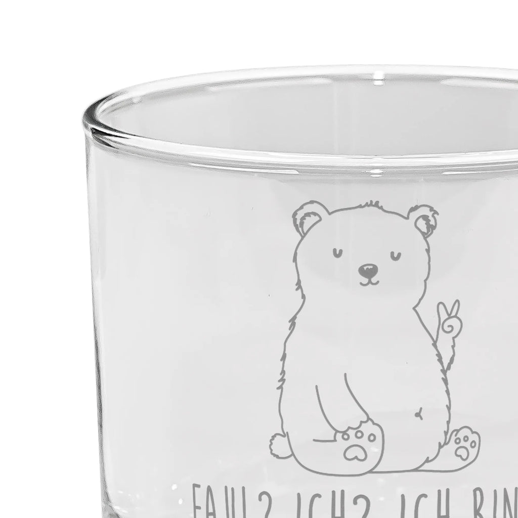 Ginglas Eisbär Faul Ginglas, Gin Glas, Gin Glas mit Gravur, Ginglas mit Spruch, Gin Glas mit Sprüchen, Bär, Teddy, Teddybär, Eisbär, Nordpol, Faul, Entspannen, Relaxen, Büro, Arbeit, Bürojob, Arbeitsplatz, Homeoffice