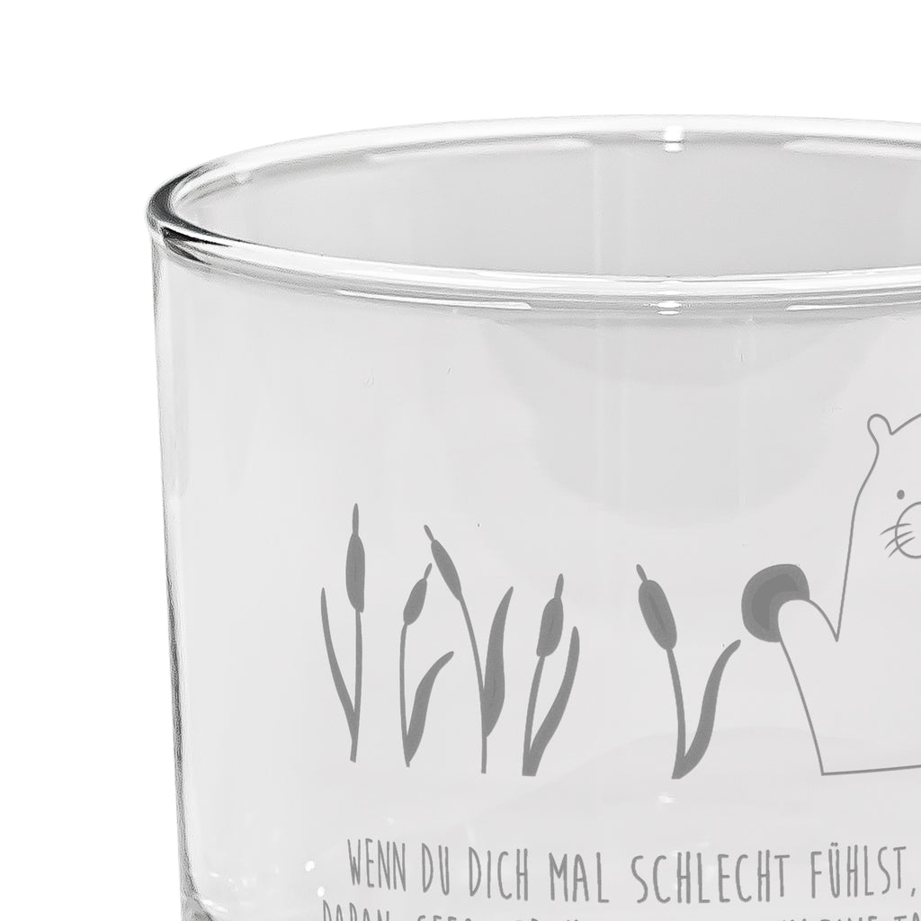 Ginglas Otter mit Stein Ginglas, Gin Glas, Gin Glas mit Gravur, Ginglas mit Spruch, Gin Glas mit Sprüchen, Otter, Fischotter, Seeotter, Otter Seeotter See Otter