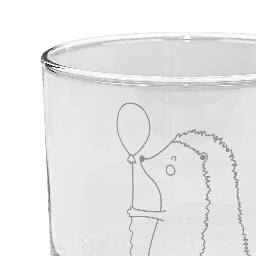 Ginglas Igel mit Luftballon Ginglas, Gin Glas, Gin Glas mit Gravur, Ginglas mit Spruch, Gin Glas mit Sprüchen, Tiermotive, Gute Laune, lustige Sprüche, Tiere, Igel, Geburtstag, Herzlichen Glückwunsch, Glückwunsch, Geburtstagskind, Ballon, Happy Birthday