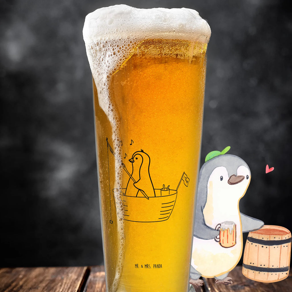 Bierglas Pinguin Angelboot Bierglas, Bier Glas, Bierkrug, Bier Krug, Vatertag, Pinguin, Pinguine, Angeln, Boot, Angelboot, Lebenslust, Leben, genießen, Motivation, Neustart, Neuanfang, Trennung, Scheidung, Geschenkidee Liebeskummer