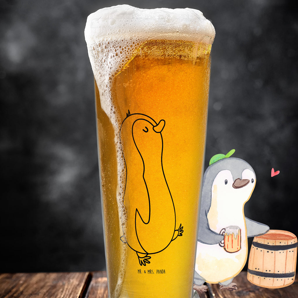 Bierglas Pinguin marschieren Bierglas, Bier Glas, Bierkrug, Bier Krug, Vatertag, Pinguin, Pinguine, Frühaufsteher, Langschläfer, Bruder, Schwester, Familie