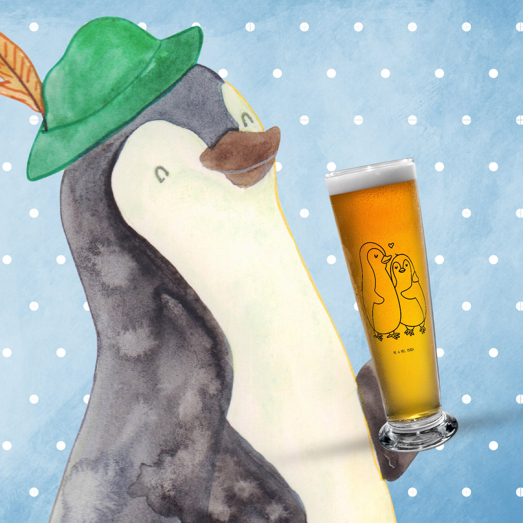 Bierglas Pinguin umarmen Bierglas, Bier Glas, Bierkrug, Bier Krug, Vatertag, Pinguin, Liebe, Liebespaar, Liebesbeweis, Liebesgeschenk, Verlobung, Jahrestag, Hochzeitstag, Hochzeit, Hochzeitsgeschenk