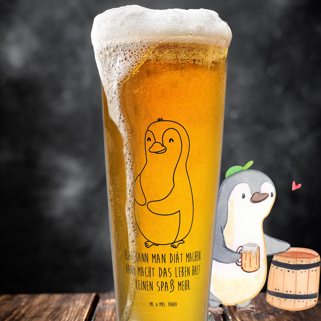 Bierglas Pinguin Diät Bierglas, Bier Glas, Bierkrug, Bier Krug, Vatertag, Pinguin, Pinguine, Diät, Abnehmen, Abspecken, Gewicht, Motivation, Selbstliebe, Körperliebe, Selbstrespekt