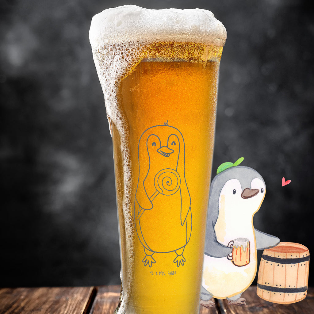 Weizenglas Pinguin Lolli Weizenglas, Weizen Glas, Vatertag, Weizenbier Glas, Weizenbierglas, Pinguin, Pinguine, Lolli, Süßigkeiten, Blödsinn, Spruch, Rebell, Gauner, Ganove, Rabauke