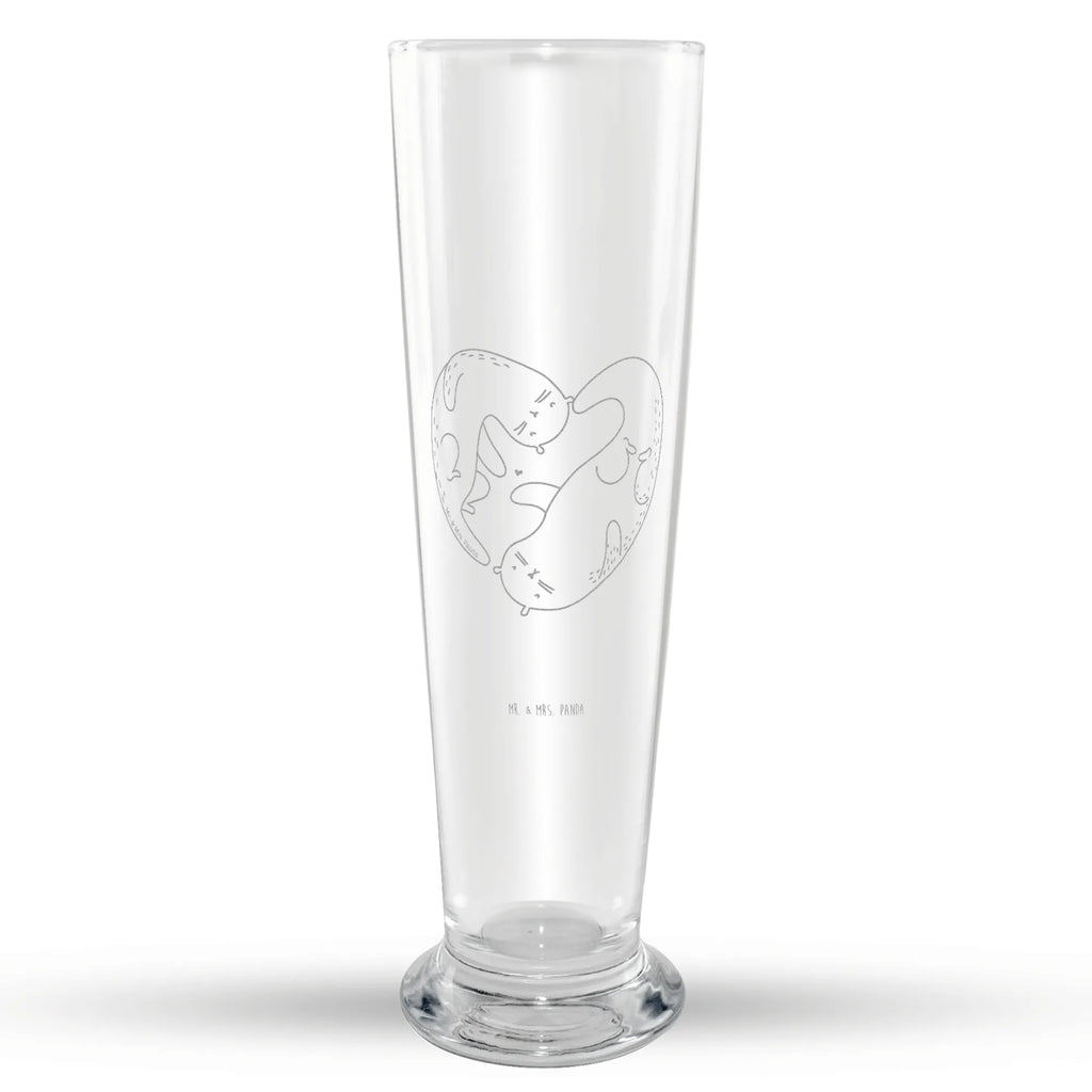 Weizenglas Otter Herz Weizenglas, Weizen Glas, Vatertag, Weizenbier Glas, Weizenbierglas, Otter, Fischotter, Seeotter, Liebe, Herz, Liebesbeweis, Liebesgeschenk, Bessere Hälfte, Love you, Jahrestag, Hochzeitstag, Verlobung, gemeinsames Leben