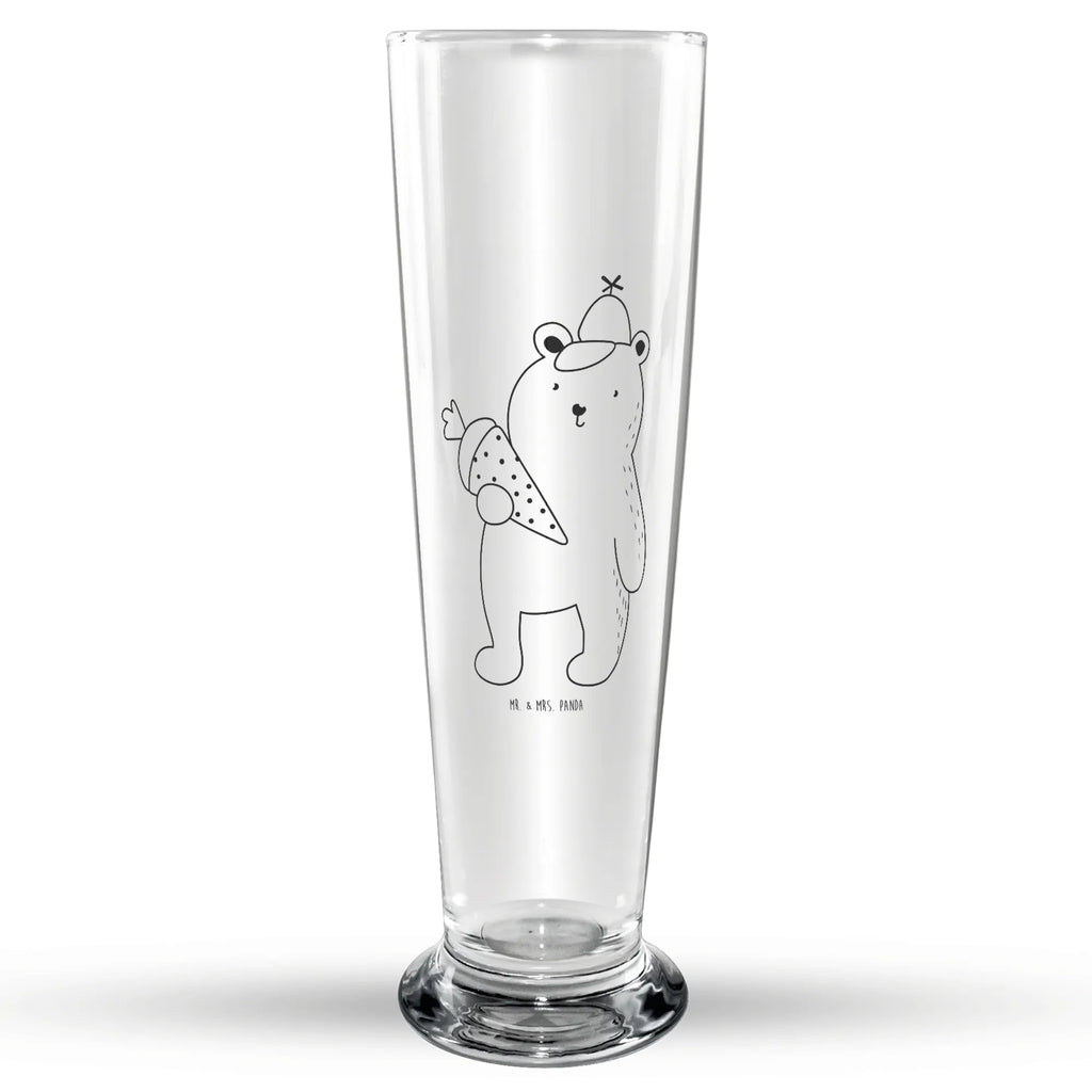 Weizenglas Bär Schultüte Weizenglas, Weizen Glas, Vatertag, Weizenbier Glas, Weizenbierglas, Bär, Teddy, Teddybär, Bär Motiv, Schultüte, Erster Schultag Geschenk, Einschulung Geschenk, Schule Geschenk, Grundschule, Schulanfang, Schulbeginn