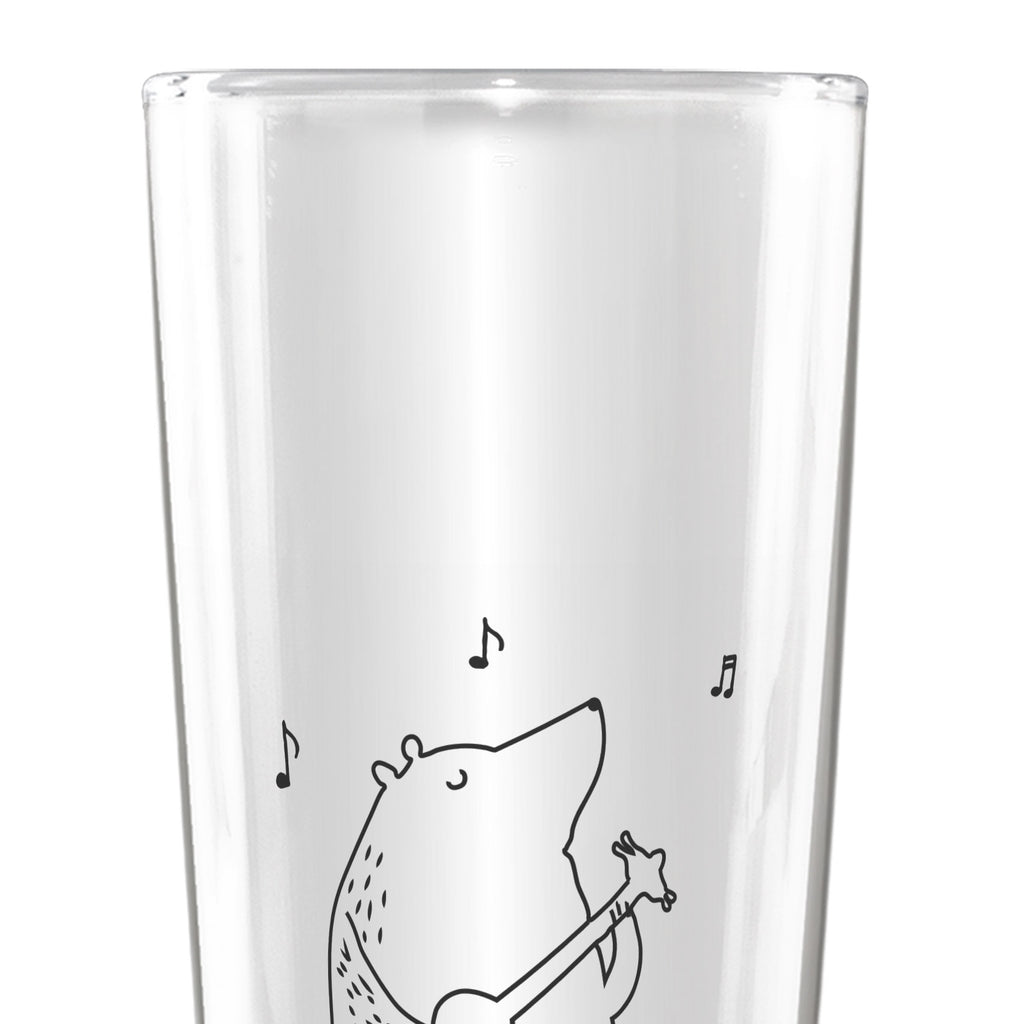 Weizenglas Bär Gitarre Weizenglas, Weizen Glas, Vatertag, Weizenbier Glas, Weizenbierglas, Bär, Teddy, Teddybär