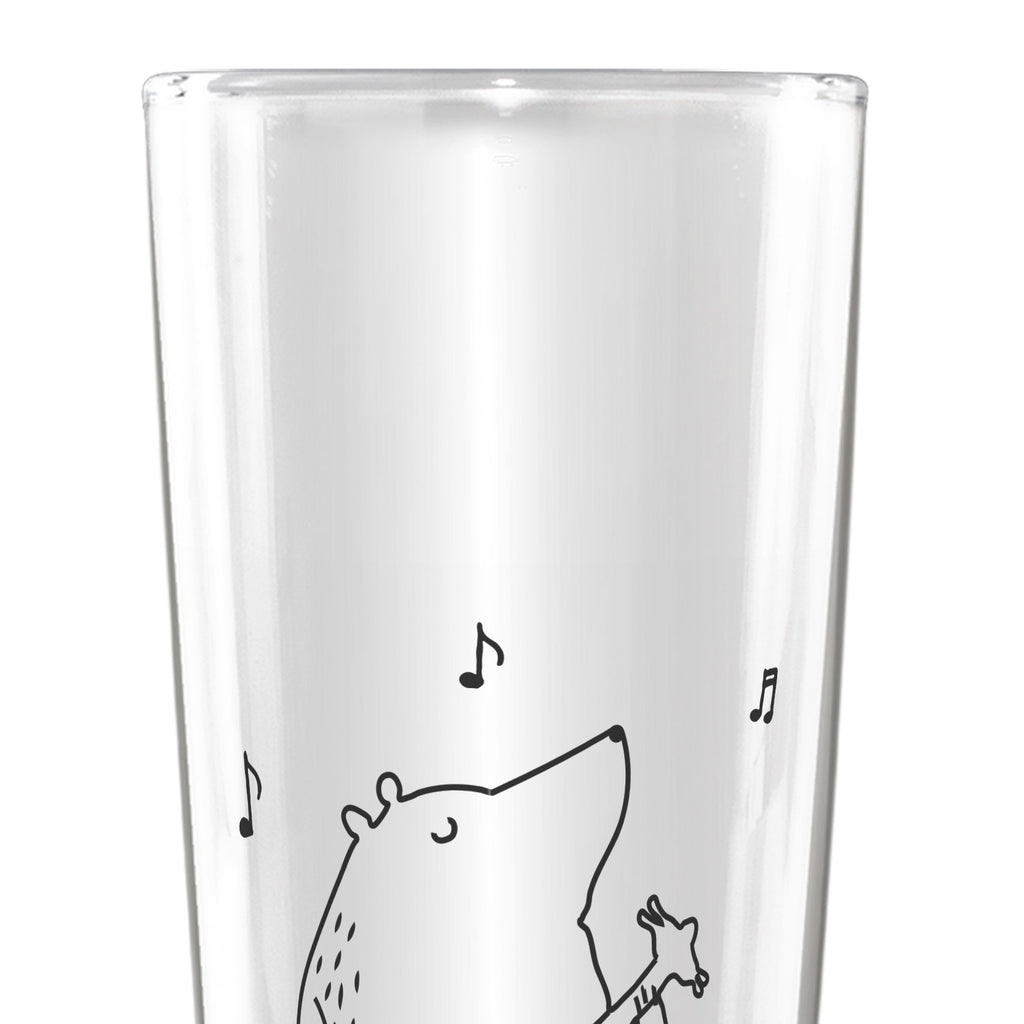 Weizenglas Bär Gitarre Weizenglas, Weizen Glas, Vatertag, Weizenbier Glas, Weizenbierglas, Bär, Teddy, Teddybär